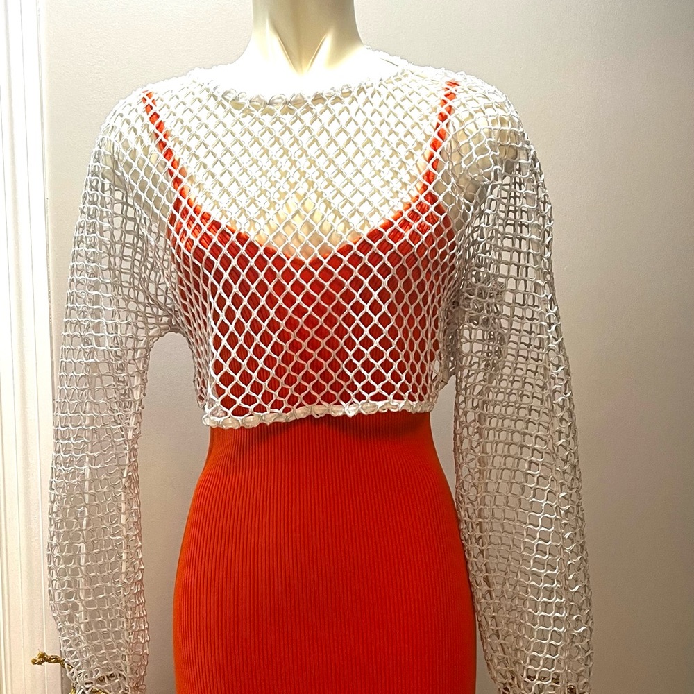 Mesh crop top